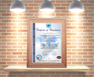 VTS ISO 9001-2015 Certificate